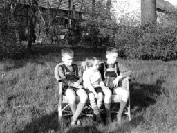 Dieter, Ingrid und Jürgen Scharf Anfang der 1960iger Jahre